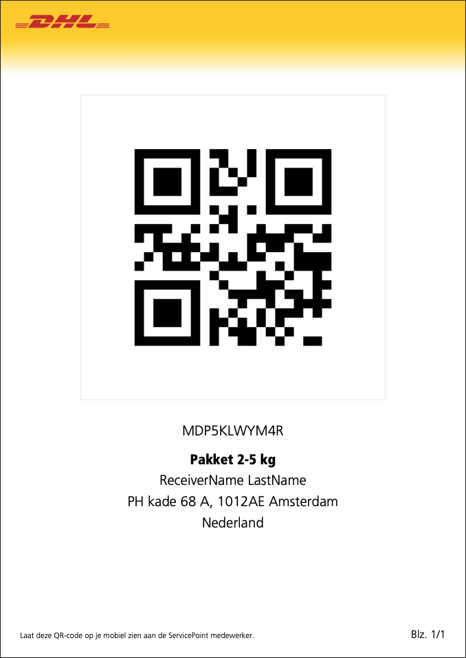 printless label