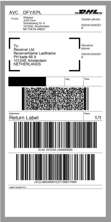 return label